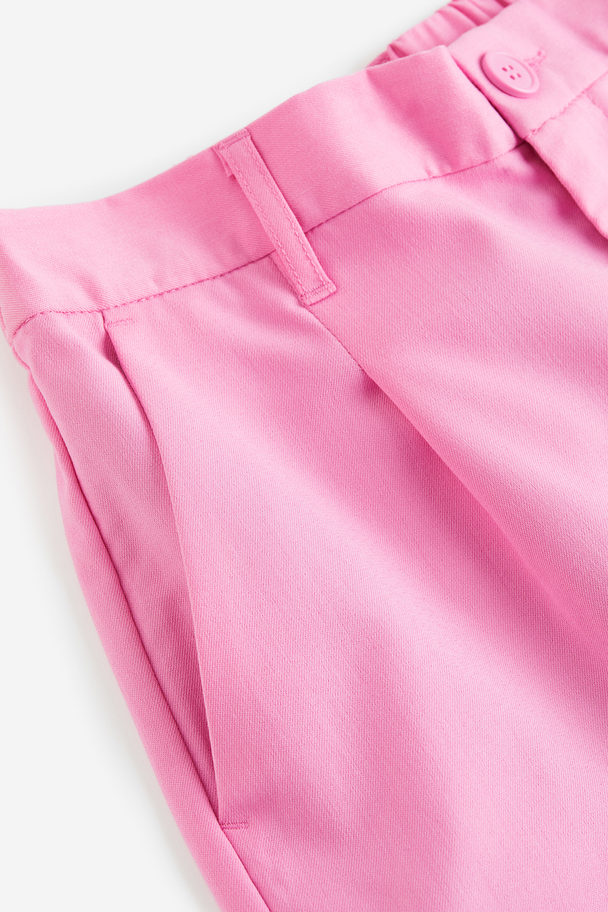 H&M Tailored Shorts Pink