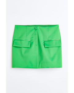 Mini Skirt Bright Green