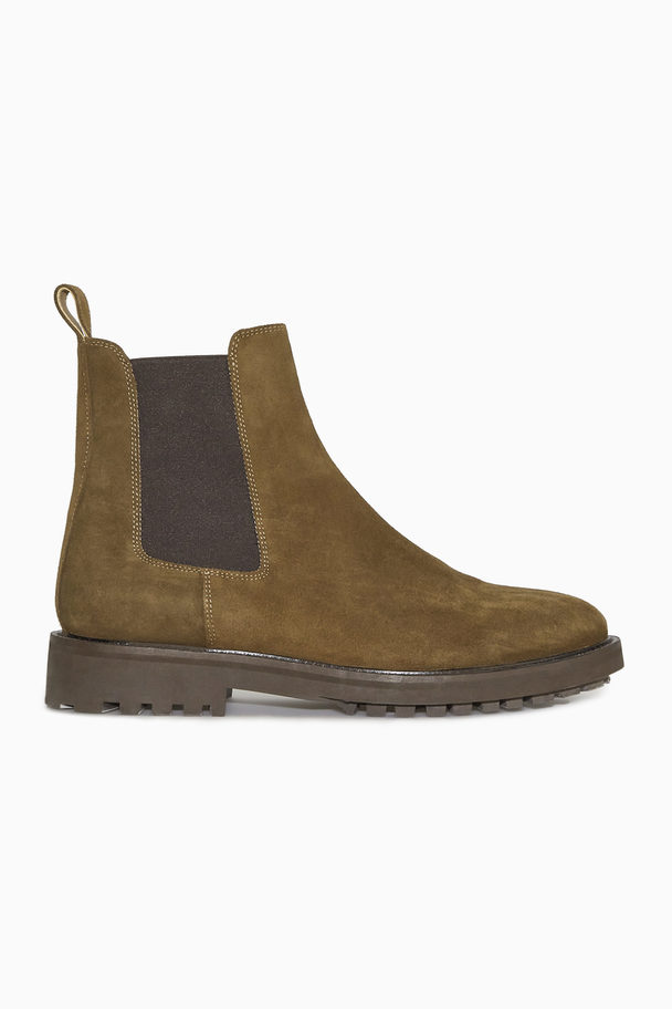 COS Suede Chelsea Boots Brown