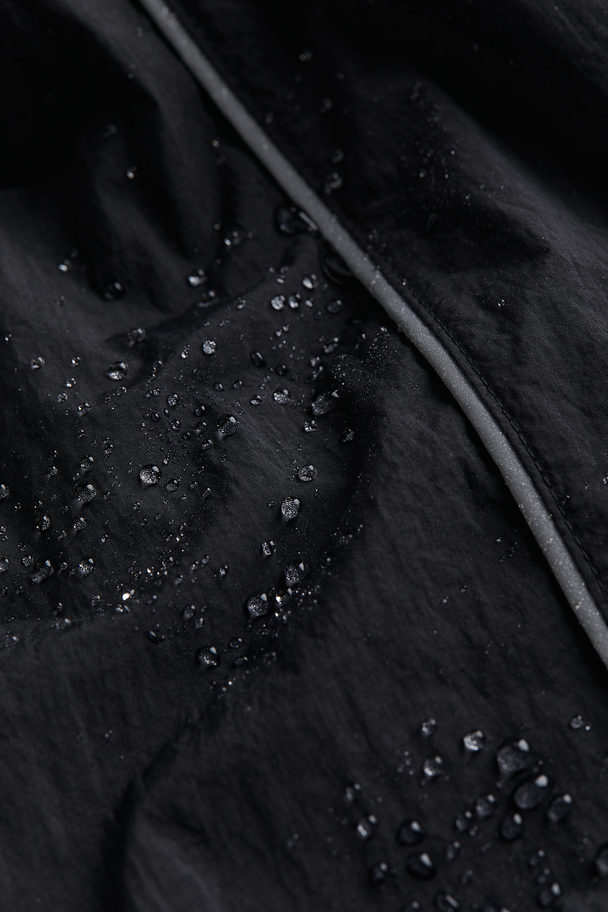 H&M Waterafstotende Trackpants Zwart