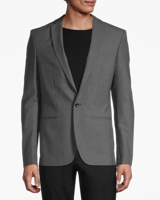 Filippa K M. Christian Cool Wool Jacket Grey Melange