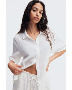 Muslin Shirt White