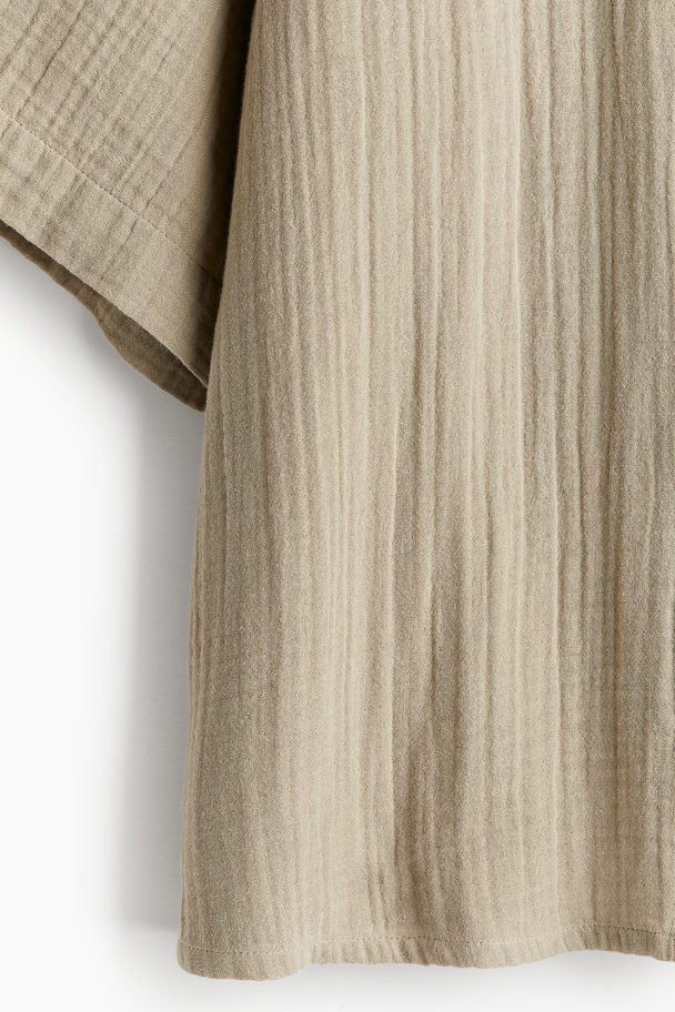 H&M Musselin-Bluse Beige