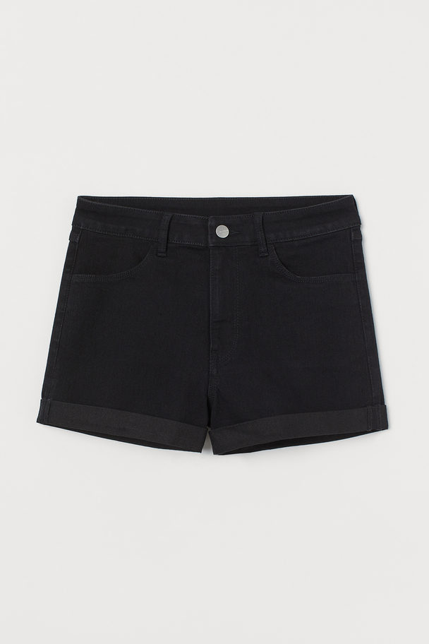 H&M Denim Shorts Black