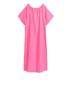 Linen Dress Pink