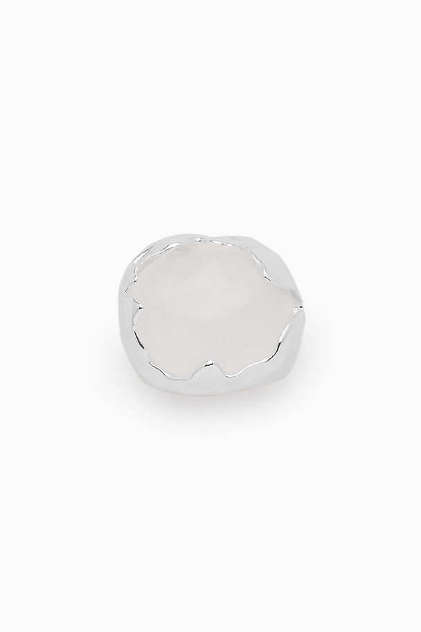 COS Semi-precious Stone Ring Silver