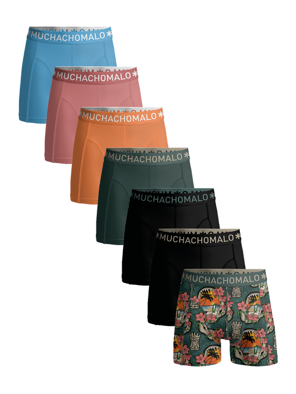 Muchachomalo 7er-Pack Boxershorts Herren - Weicher Bund - perfekte Qualität