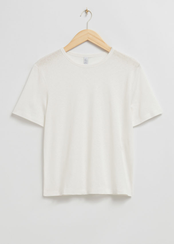 & Other Stories Crewneck T-shirt White