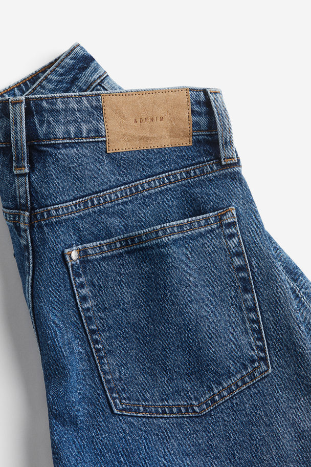 H&M Mom Ultra High Jeansshorts Ljus Denimblå