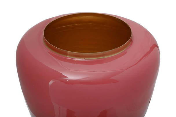 360Living Vase Art Deco 125 Coral / Gold
