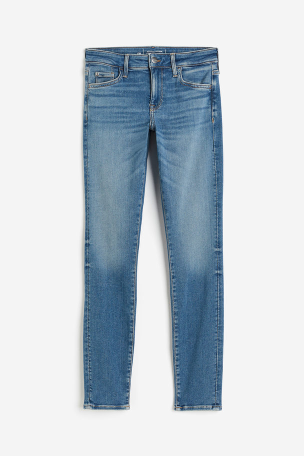 H&M True To You Skinny Regular Ankle Jeans Denimblauw