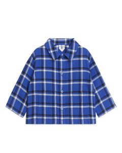 Flannel Shirt Blue/white