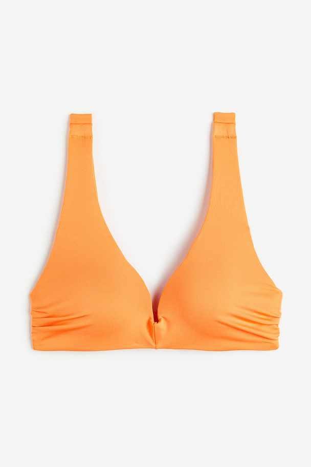 H&M Bikinitopp Med Push-up Orange