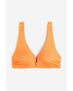 Push-up Bikini Top Orange