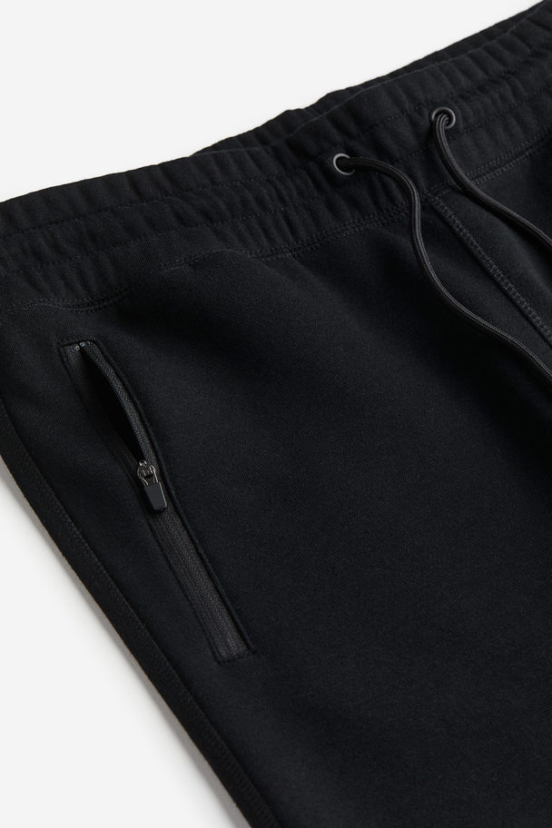 H&M Joggpants Slim Fit Schwarz