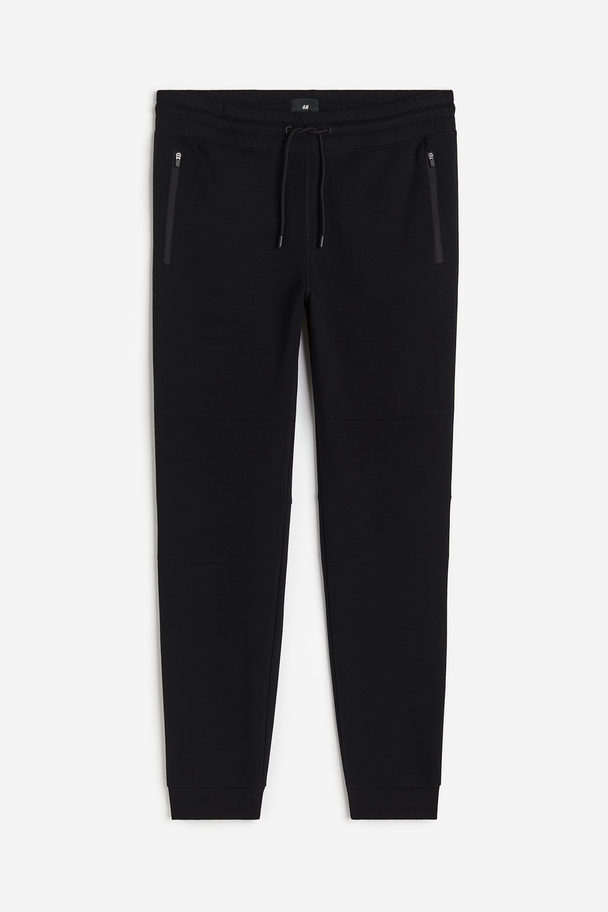 H&M Joggpants Slim Fit Schwarz