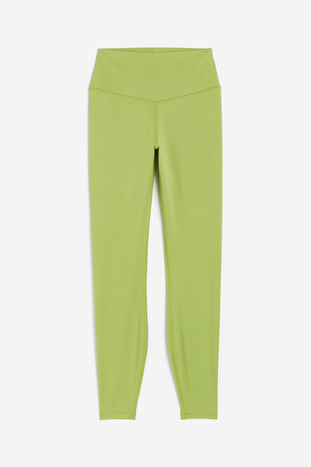 H&M Softmove™ Sports Tights Lime Green