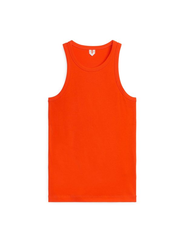 ARKET Rippenträgerhemd mit Racerback Orange