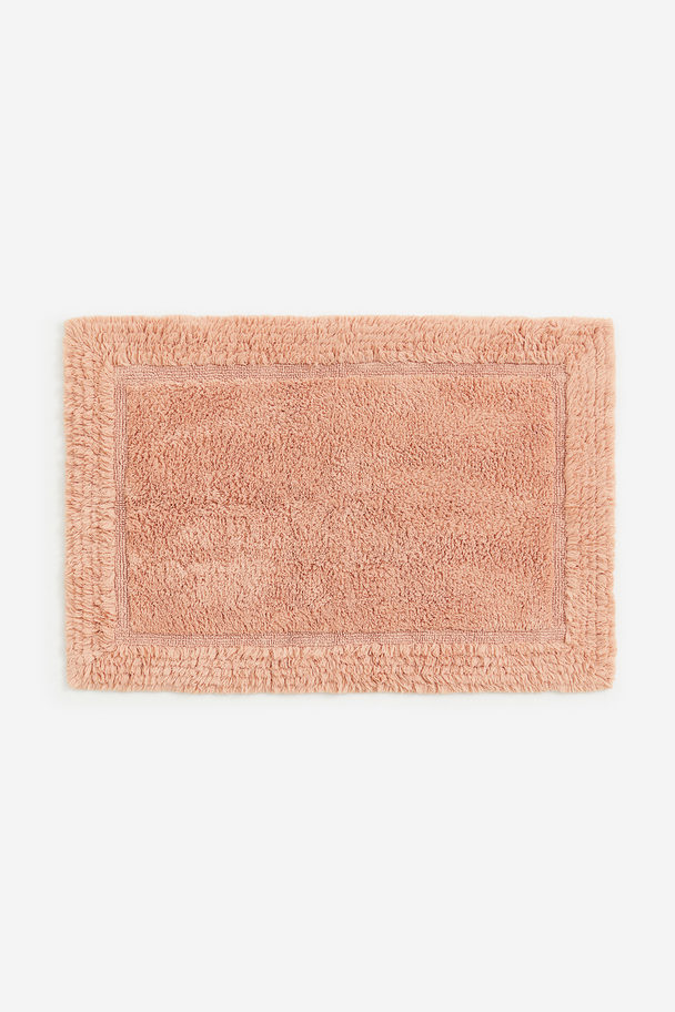 H&M HOME Tufted Cotton Bath Mat Powder Pink