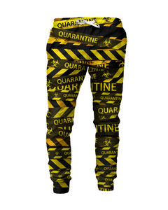 Mr. Gugu & Miss Go Black Quarantine Unisex Sweatpants Rusty Yellow