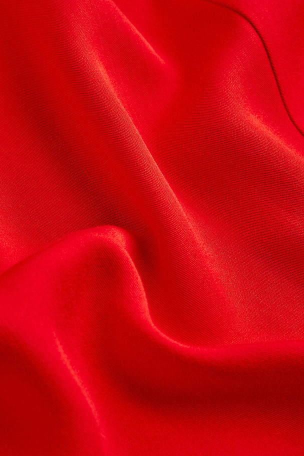 H&M Mama Tie-detail Dress Red