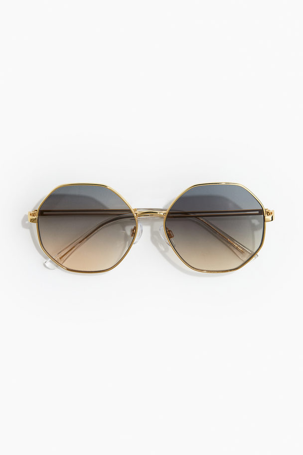 H&M Slim-frame Sunglasses Yellow