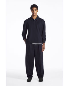 Relaxed Jersey Joggers Dark Navy