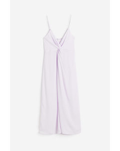 V-neck Dress Lilac