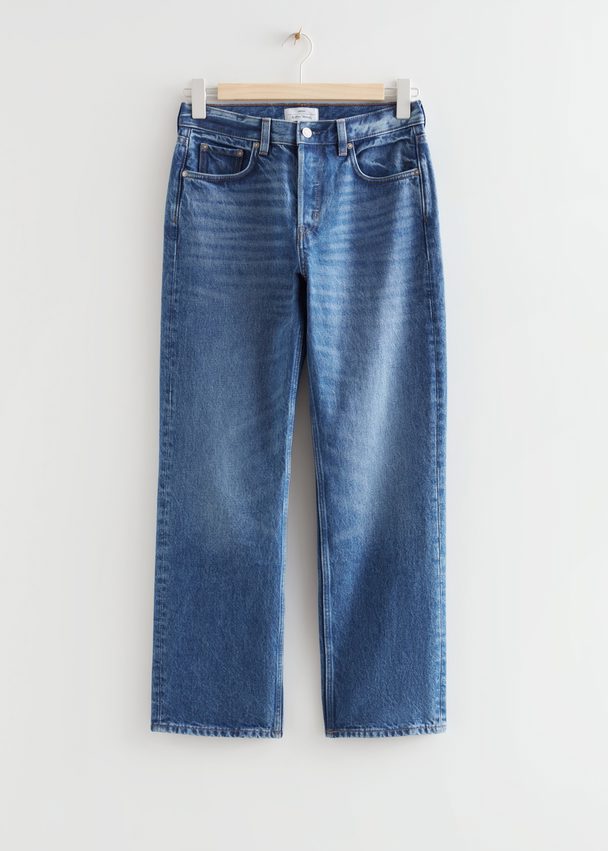 & Other Stories Straight Jeans Blue