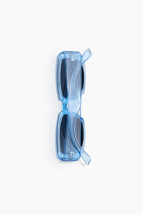 H&M Ovale Solbriller Lys Blå