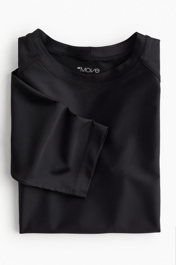 H&M Badeshirt Schwarz