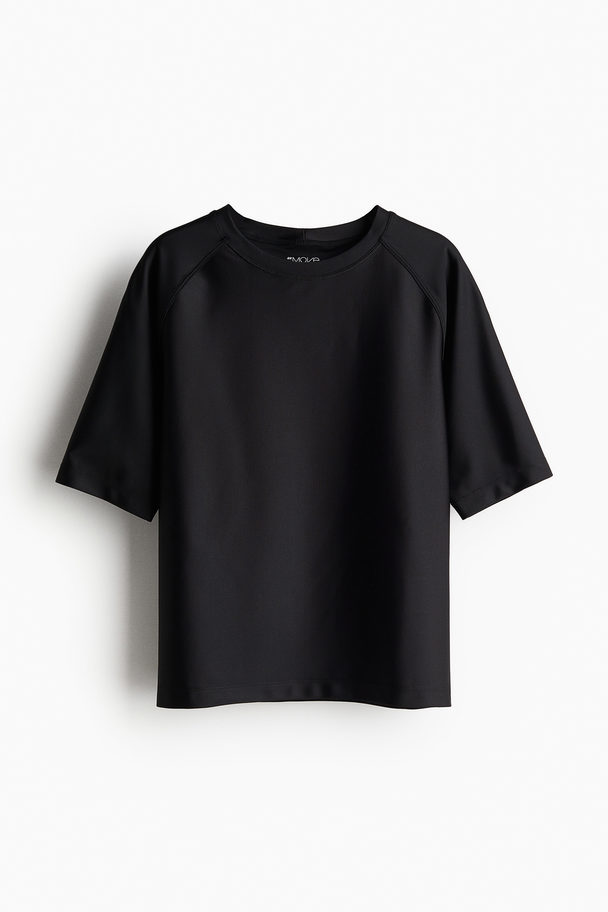 H&M Badeshirt Schwarz