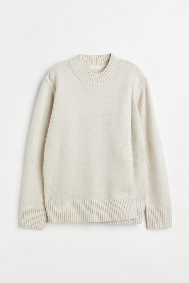 H&M MAMA Before & After Pullover Naturweiß
