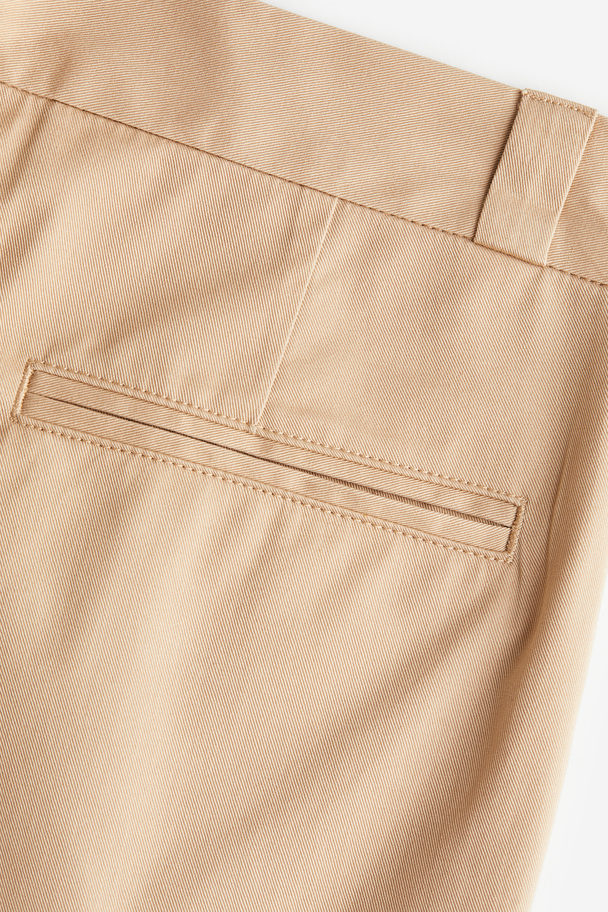 H&M Chino-Shorts in Relaxed Fit Beige