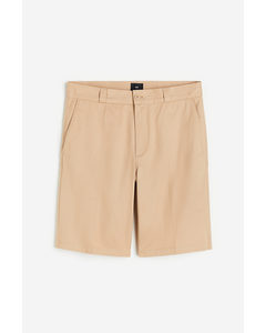 Chino-Shorts in Relaxed Fit Beige