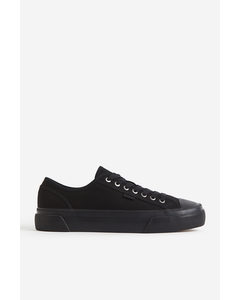 Canvas Trainers Black