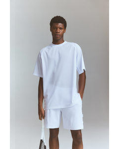 DryMove™ Sport-T-Shirt aus Mesh Weiß