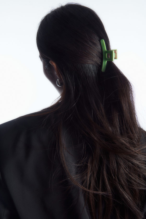 COS Mini-hårklämma Med Pärleffekt Grön/guld