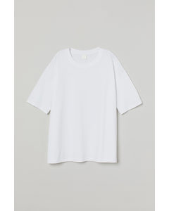Oversized T-shirt Hvid