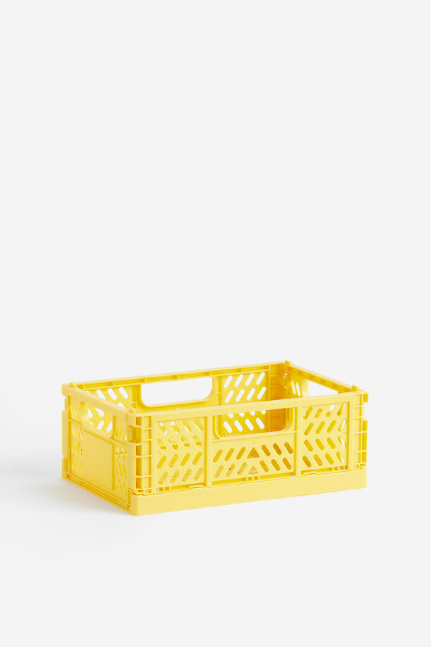 H&M HOME Foldable Storage Crate Yellow
