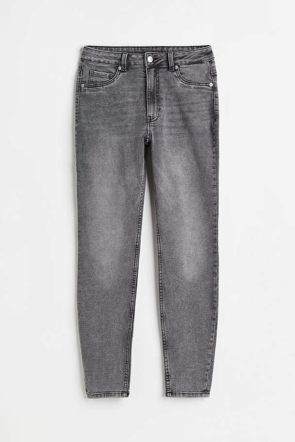 H&M Skinny High Jeans Grå