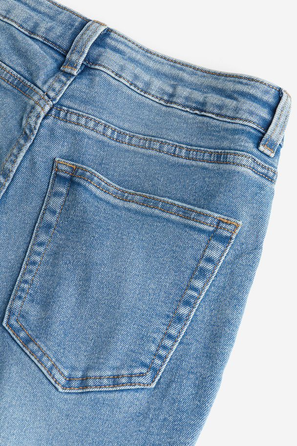 H&M Skinny High Jeans Light Denim Blue