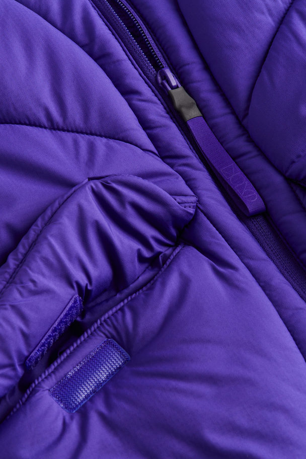 H&M Thermomove™ Quilted Gilet Bright Purple