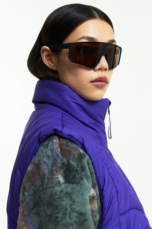 H&M Thermomove™ Quilted Gilet Bright Purple