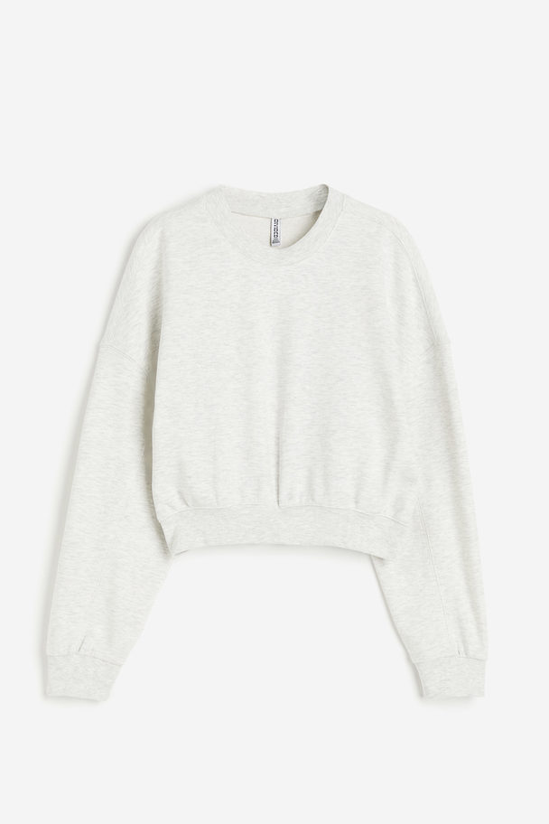 H&M Oversized Sweatshirt Hellgraumeliert