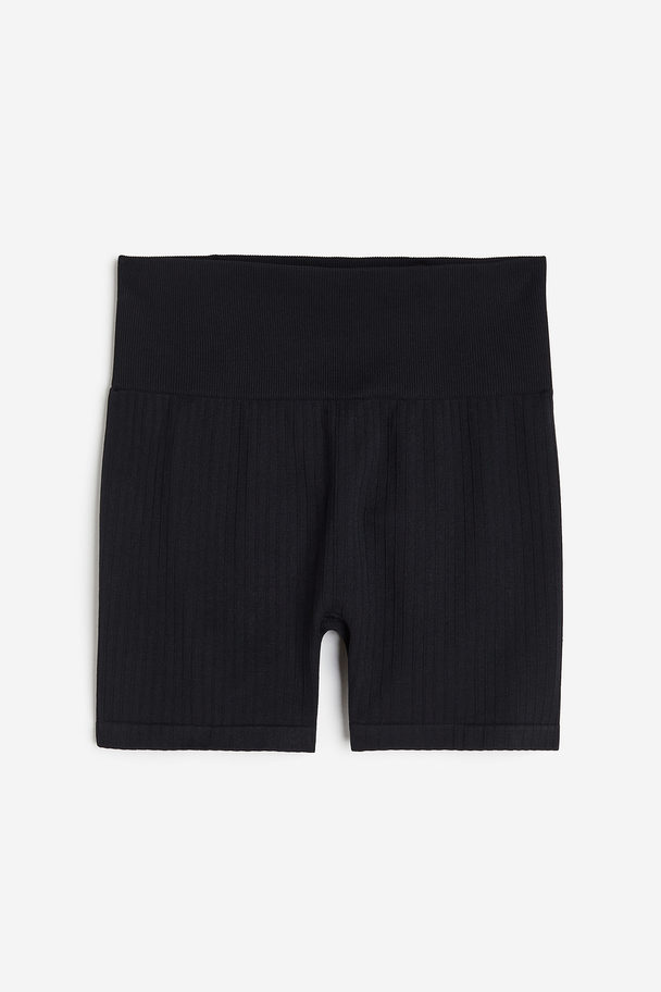 H&M Drymove™ Sømløse Hotpants Sort