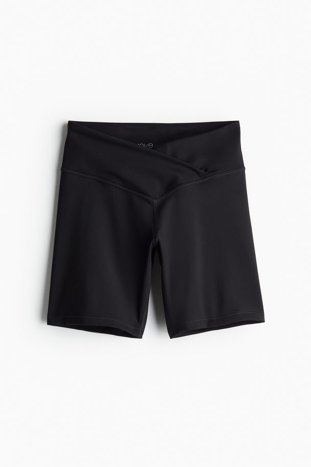 H&M DryMove™ Sport-Radlershorts Schwarz