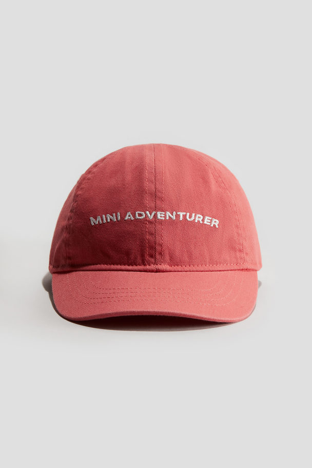 H&M Cotton Cap Light Red/mini Adventurer