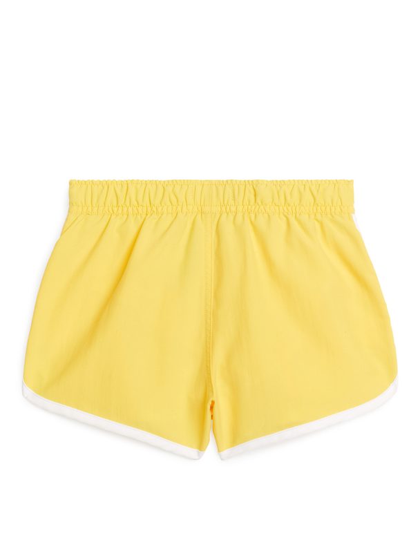 ARKET Sporty Swim Shorts Yellow