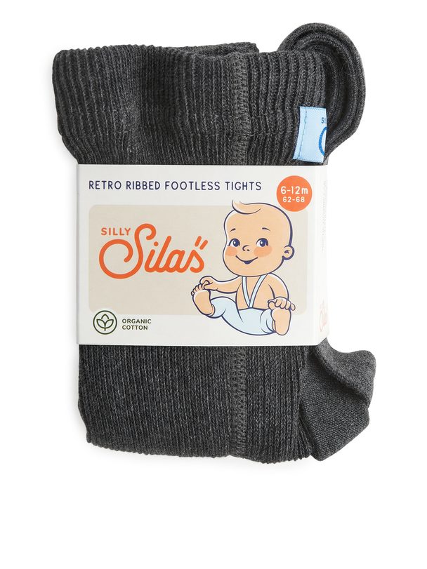 Silly Silas Silly Silas Footless Tights With Braces Dark Grey